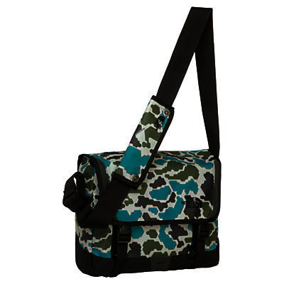 The North Face Base Camp Small Messenger Bag, Camo Green/Grey The North Face Base Camp Small Messenger Bag, Camo Green/Grey